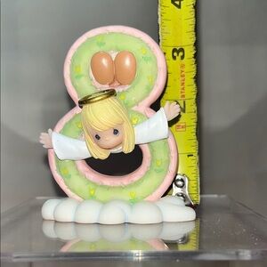Precious moments angel figurine with Number 8